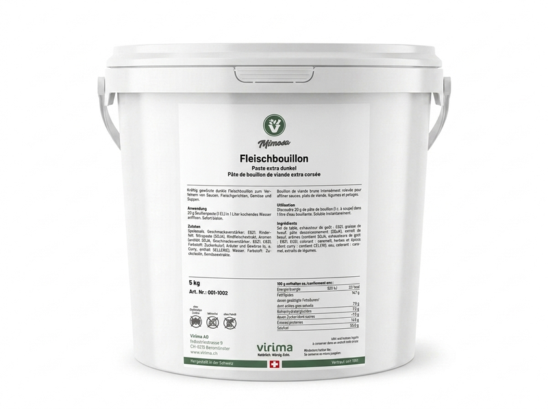 Fleischbouillon Paste extra dunkel 5 kg