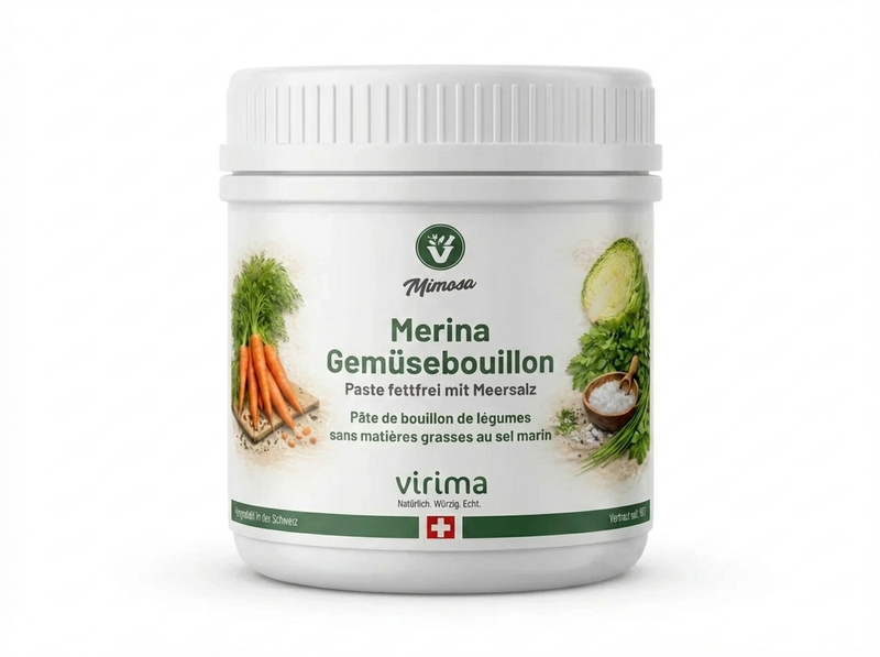 Merina Gemüsebouillon Paste fettfrei mit Meersalz 500 g