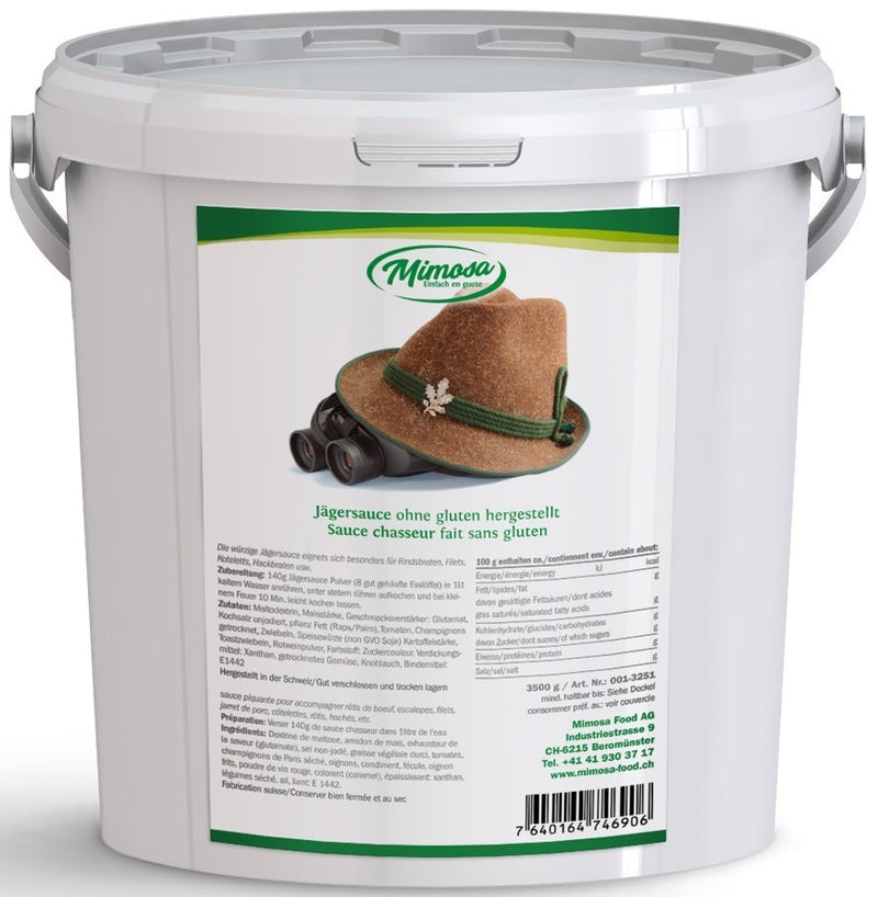 Jägersauce glutenfrei 3.5 kg