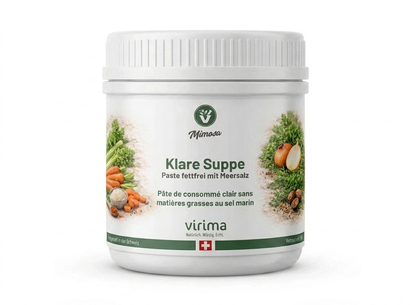 Pâte de soupe claire, sans matières grasses, au sel marin, 600 g