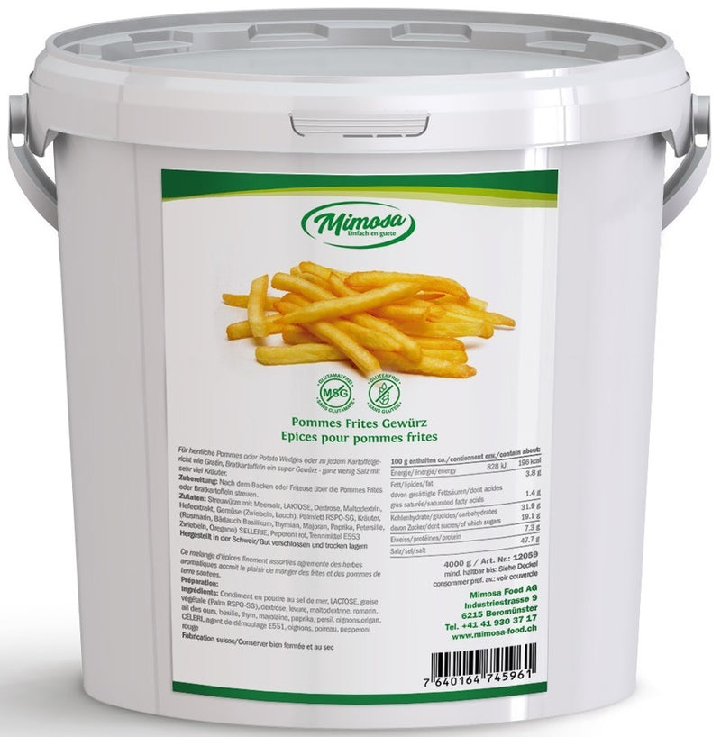 Pommes Frites Gewürz 3.5 kg