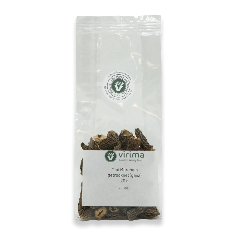 Mini Morcheln getrocknet (ganz) 20 g