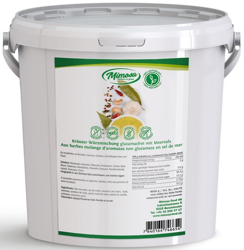 Kräuter Würzmischung mit Meersalz 4 kg