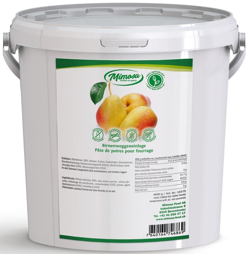 Birnenweggenfüllung 4 kg