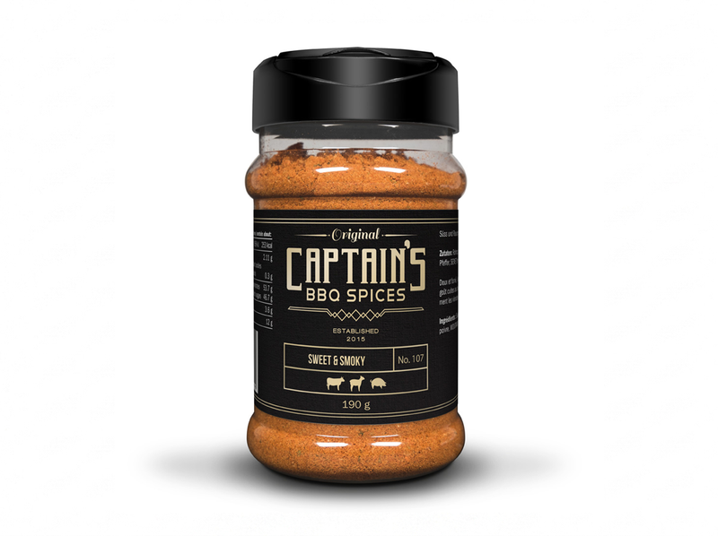 Captains BBQ Spice - Sweet & Smoky 190 g