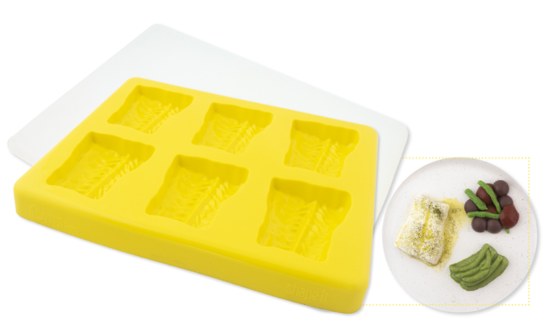 Smoothfood Form Fischfilet, gross m. Deckel (6 Nutzen à 90 g)