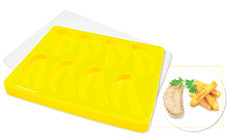 Smoothfood Form Puten-/Hähnchenbrust, gross, m. Deckel (8 Nutzen à 55 g)